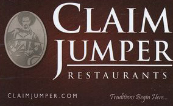 Claim Jumper Gift cards