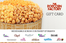 Popcorn Factory Gift cards
